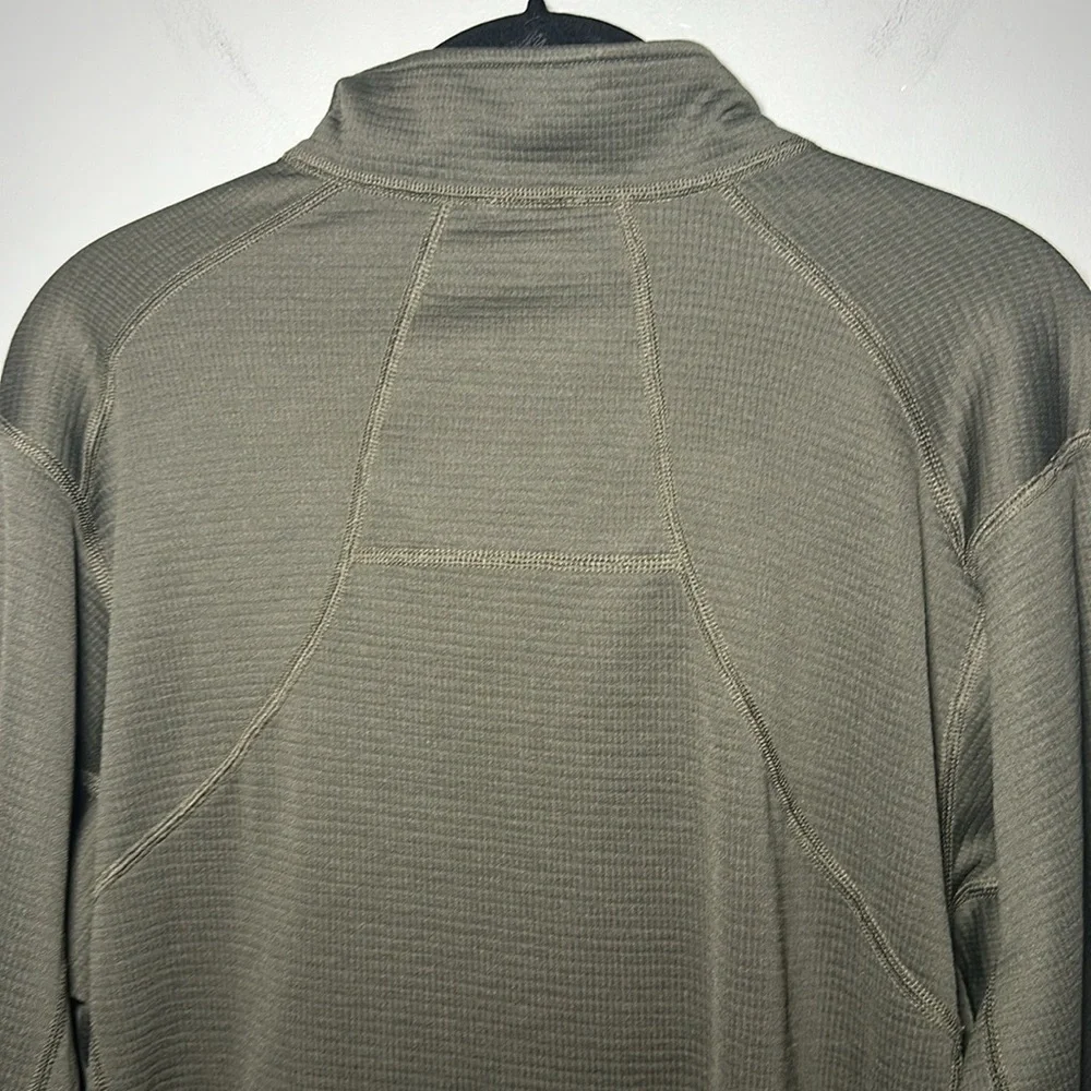 The North Face Summit Series green quarter zip up